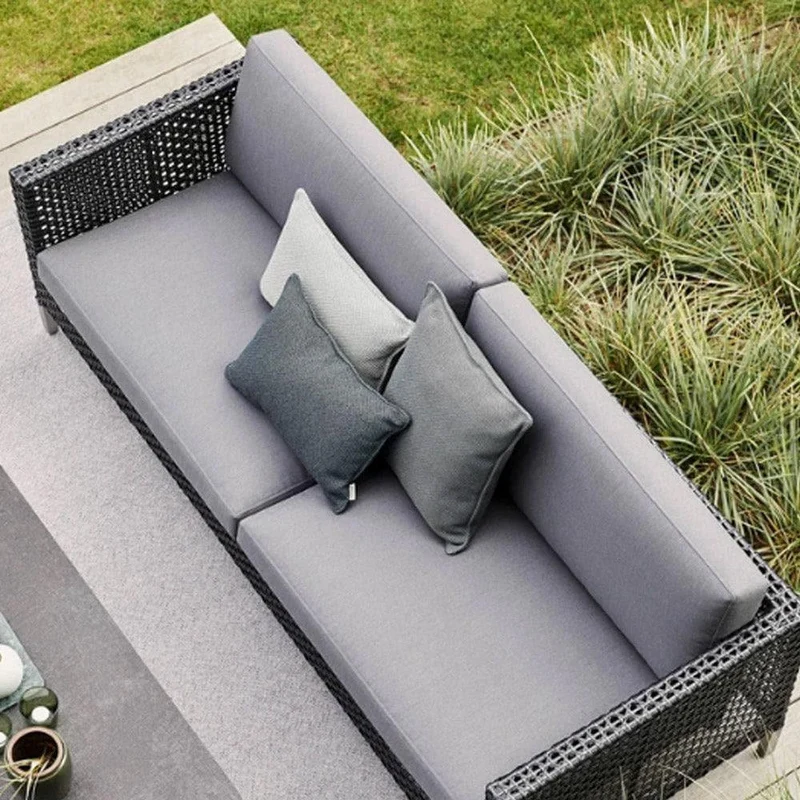 Gartensofa CONNECT Anthrazit 3 Sitzer