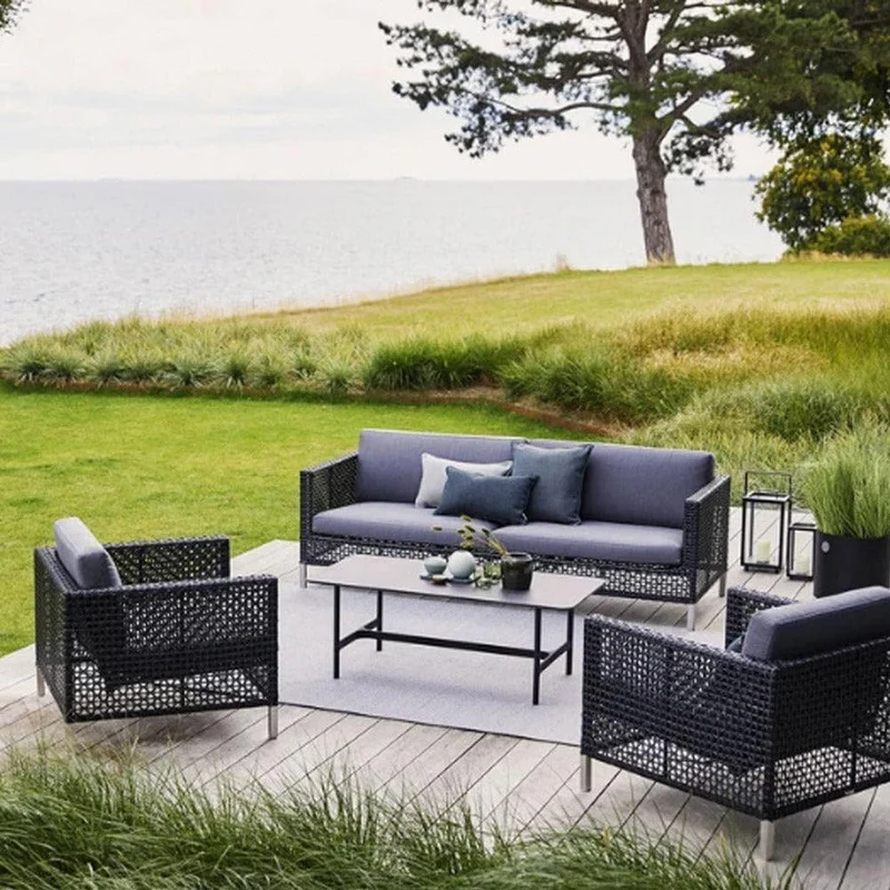 Gartensofa CONNECT Anthrazit 3 Sitzer