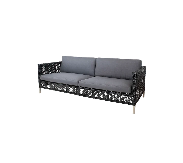 Gartensofa CONNECT Anthrazit 3 Sitzer