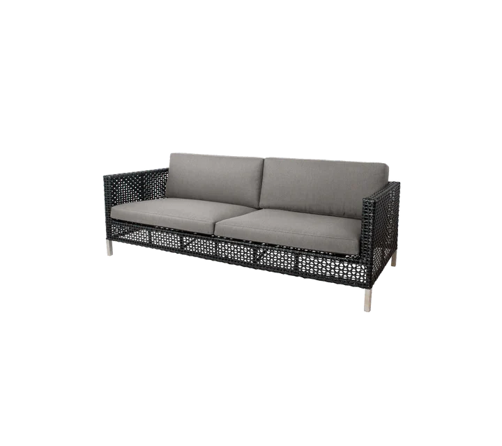 Gartensofa CONNECT Anthrazit 3 Sitzer