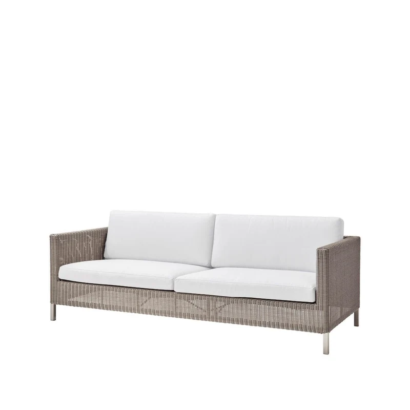 Gartensofa CONNECT Taupe 3 Sitzer