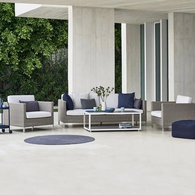 Gartensofa CONNECT Taupe 3 Sitzer