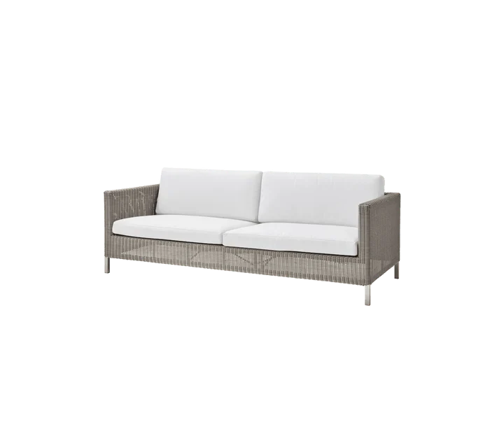 Gartensofa CONNECT Taupe 3 Sitzer