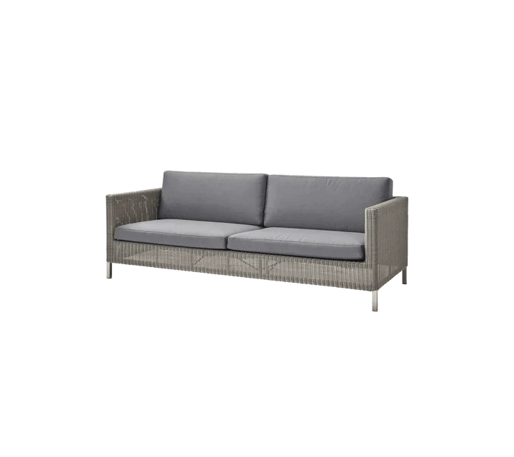 Gartensofa CONNECT Taupe 3 Sitzer