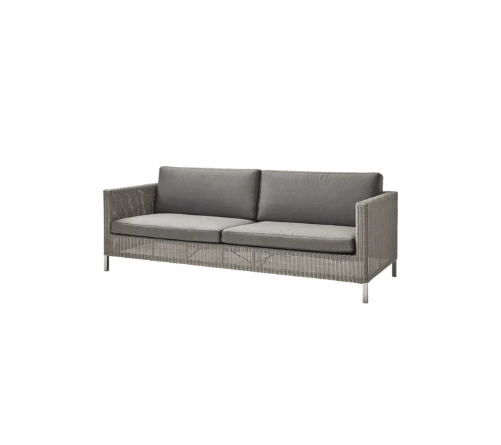 Gartensofa CONNECT Taupe 3 Sitzer