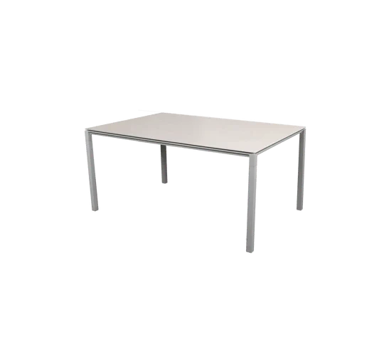 Esstisch PURE Hellgrau 150x90