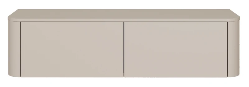 Hängend-stehender TV-Schrank Luvio 140 cm Kaschmir