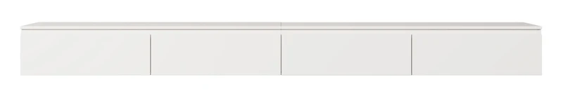 Hängender TV-Schrank Bemmi 300 cm Weiß