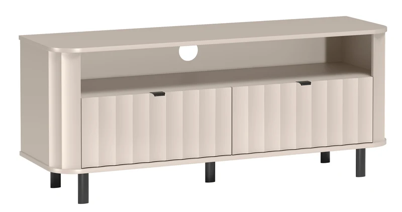 TV-Schrank Novado mit zwei Klappen und einer Nische, 137 cm, Kaschmirfarben