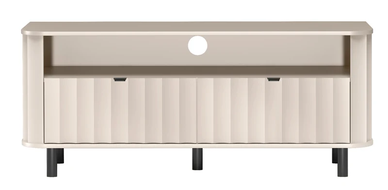 TV-Schrank Novado mit zwei Klappen und einer Nische, 137 cm, Kaschmirfarben