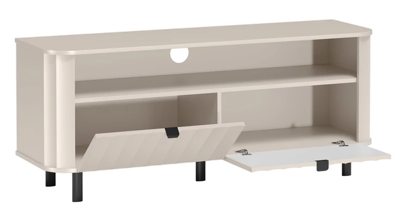 TV-Schrank Novado mit zwei Klappen und einer Nische, 137 cm, Kaschmirfarben