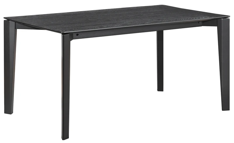 Esstisch Loomens 150x90 cm Eiche Schwarz