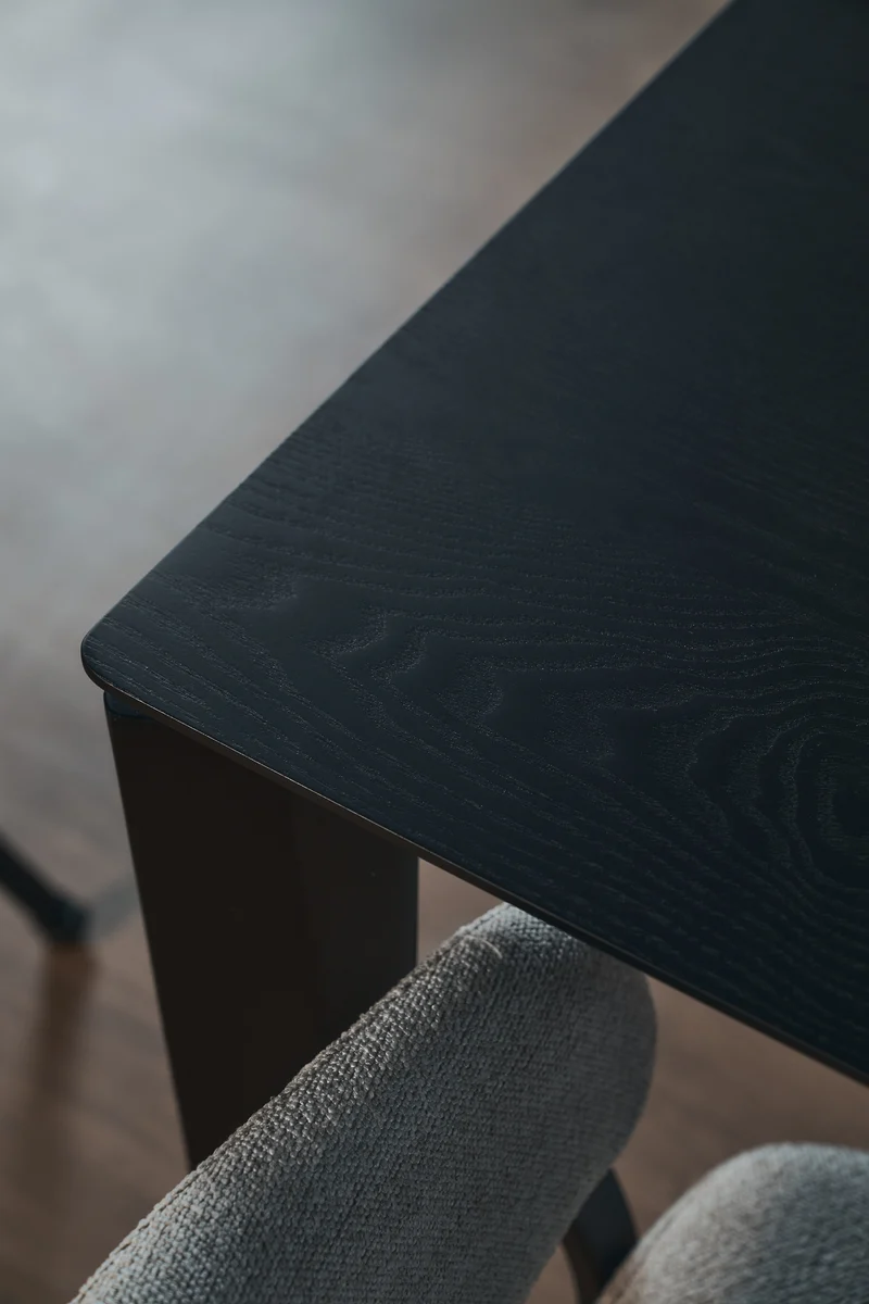 Esstisch Loomens 150x90 cm Eiche Schwarz