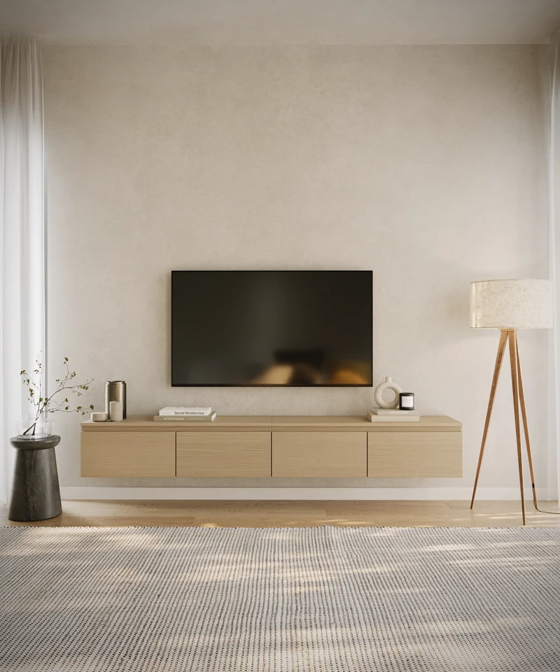 Hängender TV-Schrank Bemmi 200 cm Lindberg-Eiche