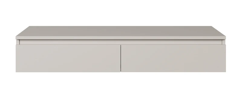 Hängender Schminktisch Bemmi mit Schubladen, 120 cm, Kaschmir