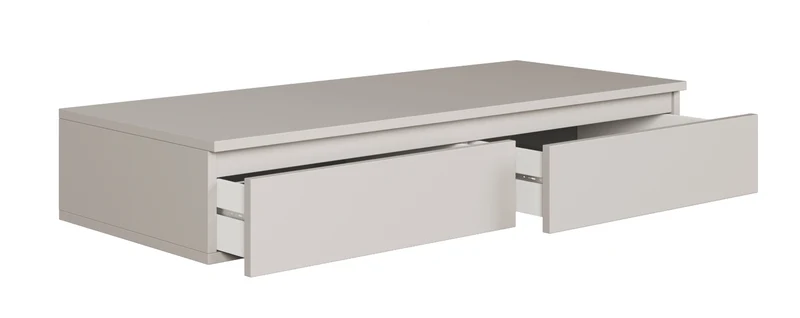 Hängender Schminktisch Bemmi mit Schubladen, 120 cm, Kaschmir