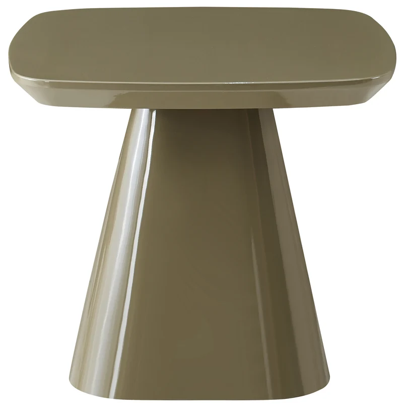 Couchtisch Floone 60x60 cm olivgrün Hochglanz