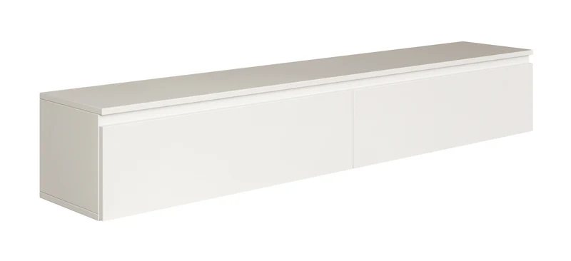 Hängender TV-Schrank Bemmi 175 cm Weiß