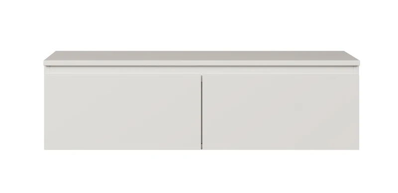 Hängender TV-Schrank Bemmi 100 cm Weiß