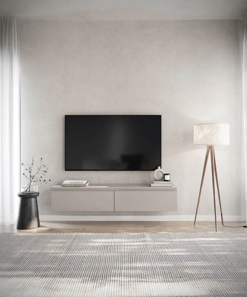 Hängender TV-Schrank Bemmi 150 cm Kaschmir