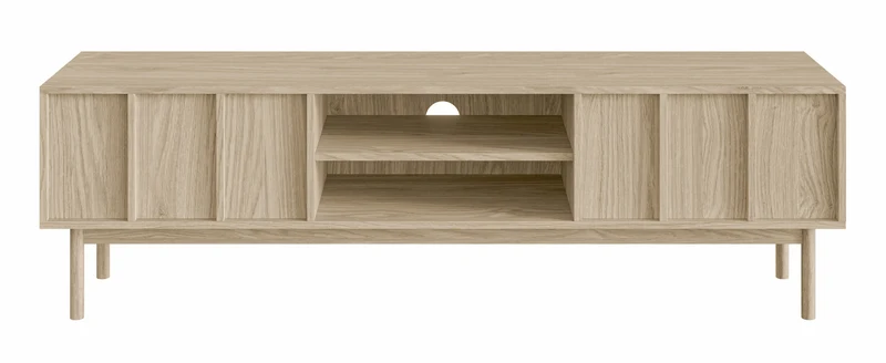 TV-Schrank Neksto mit zwei Schubladen 170 cm geölte Eiche