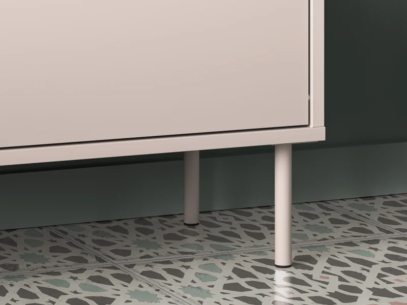 Schuhschrank Dioce mit Klappe und Sitzfläche 69 cm Kaschmir