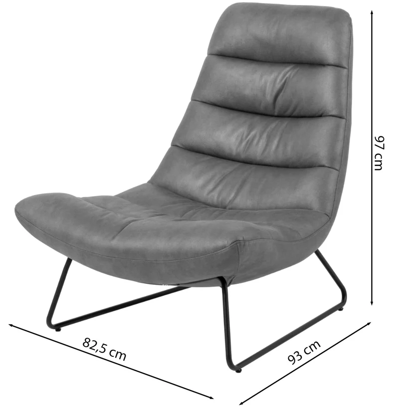 Bequemer Sessel Forgents in Cremefarben