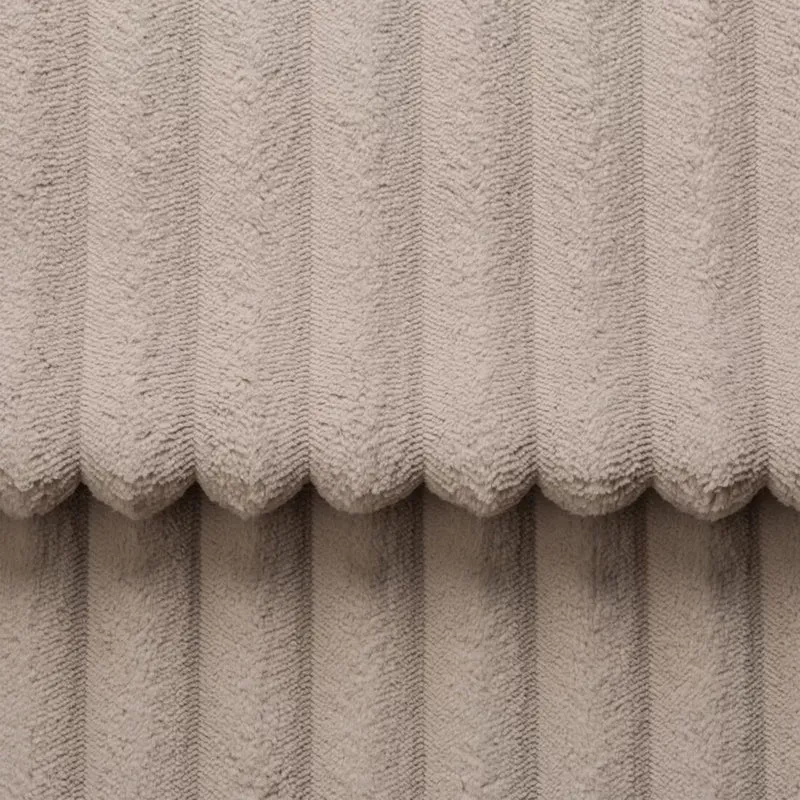Ecksofa mit Schlafunktion Alferia, L-förmig, mit Stauraum, beige Cord, linksseitig