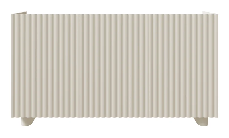 Drehtür-Kommode Fiorra 144 cm Kaschmir