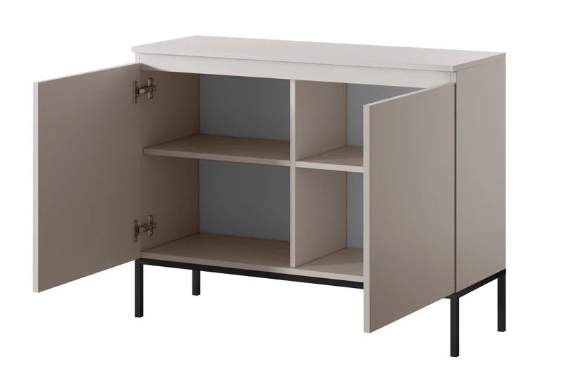 Zweiturige Kommode Bemmi 100 cm Kaschmir