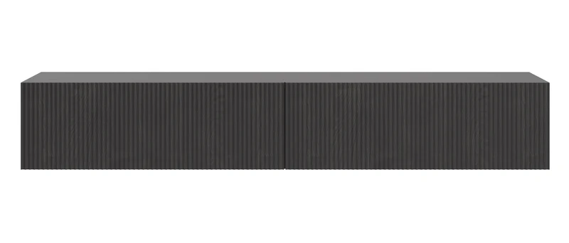 Hängender TV-Schrank Nolie 175 cm Portland Esche Schwarz