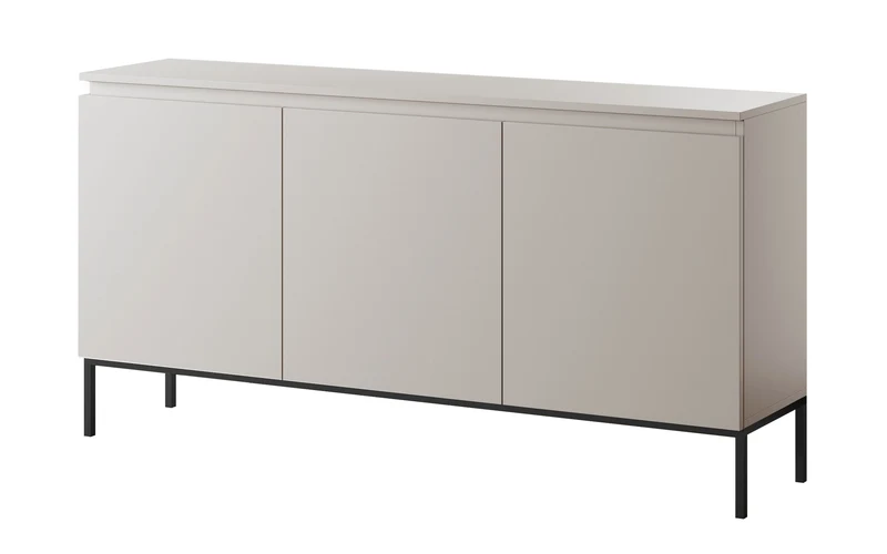 Drehtür-Kommode Bemmi 150 cm Kaschmir