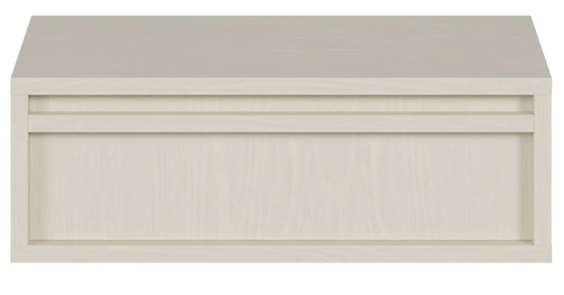 Hängender Nachttisch Evo mit Schublade 50 cm Sandbeige