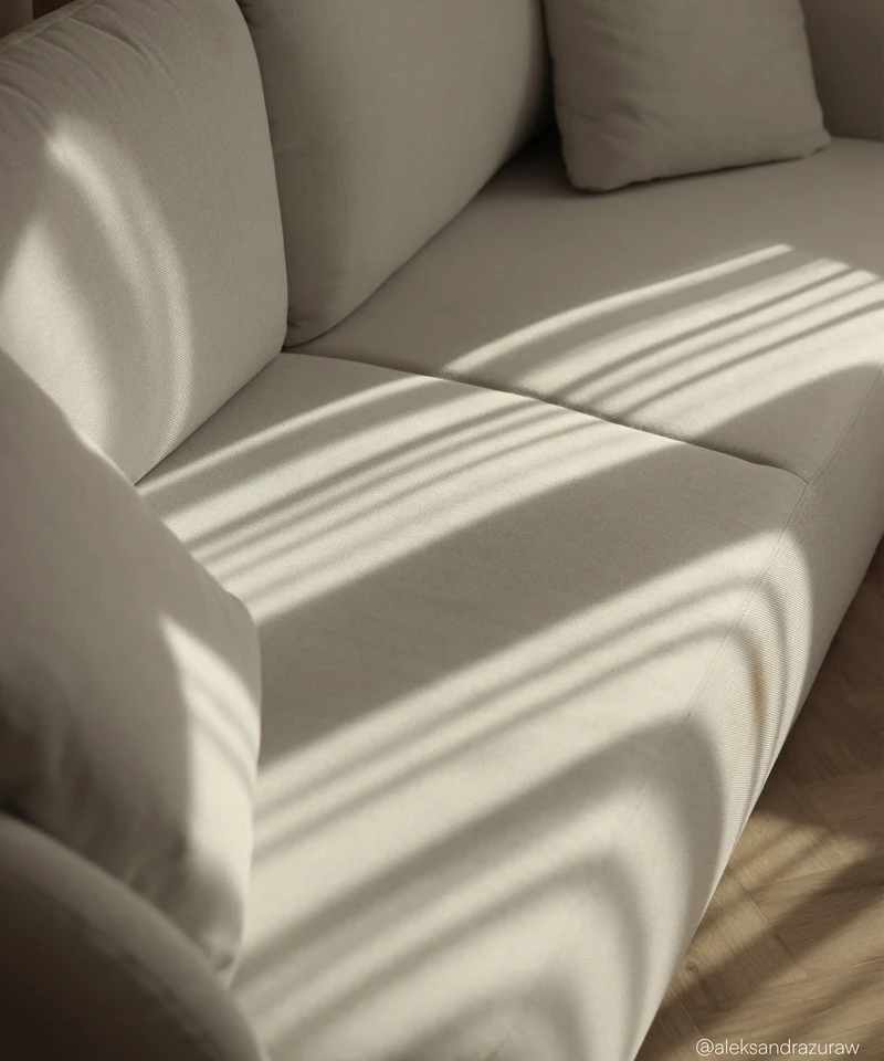 Dreisitziges ausklappbares Sofa Savoy mit Stauraum, cremefarbene Flechtung