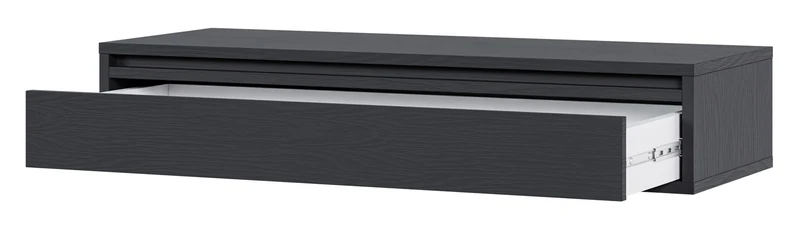 Evo-Konsole mit Hängeschublade 90 cm Schwarz