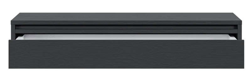 Evo-Konsole mit Hängeschublade 90 cm Schwarz