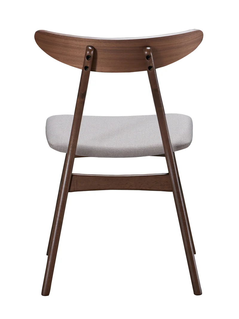 Holzstuhl Gooddly Nussbaum/Beige