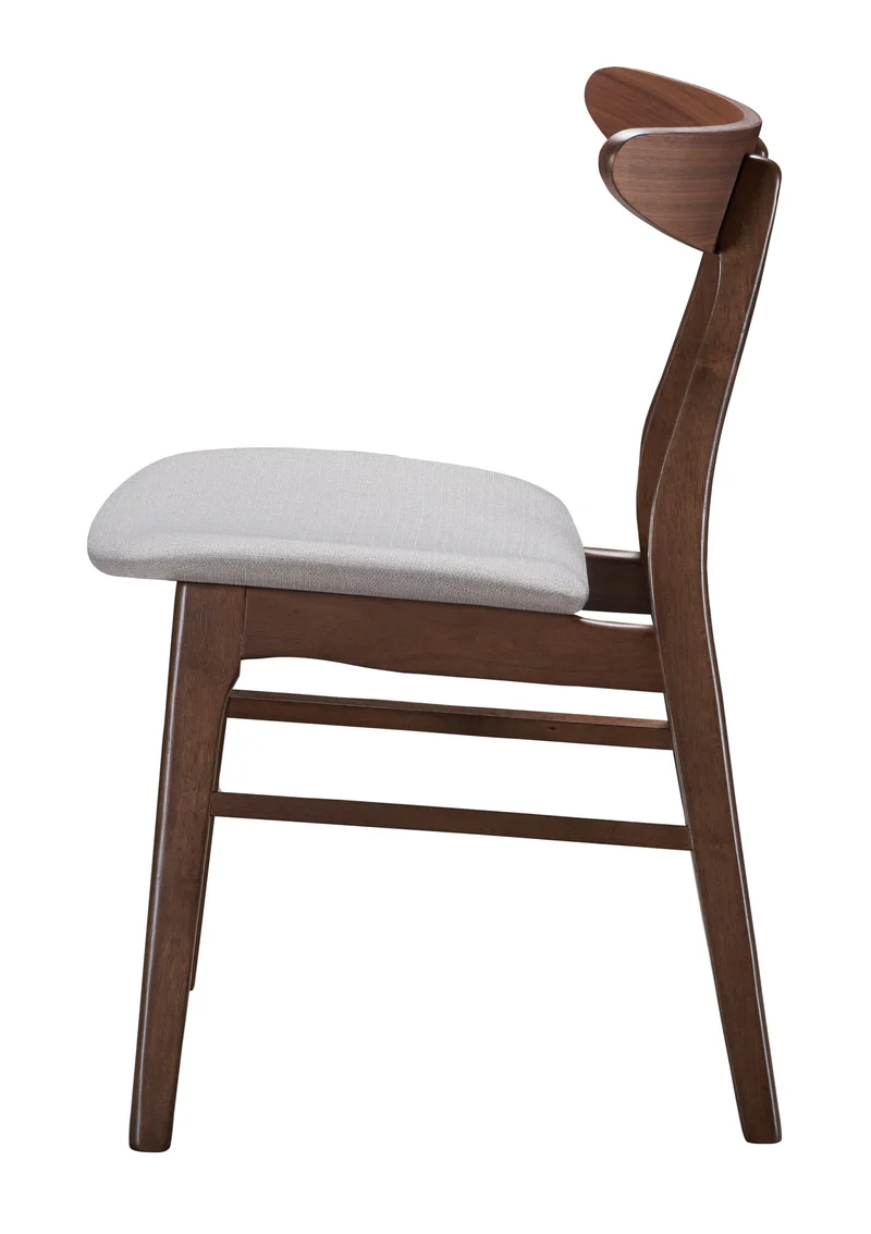 Holzstuhl Gooddly Nussbaum/Beige