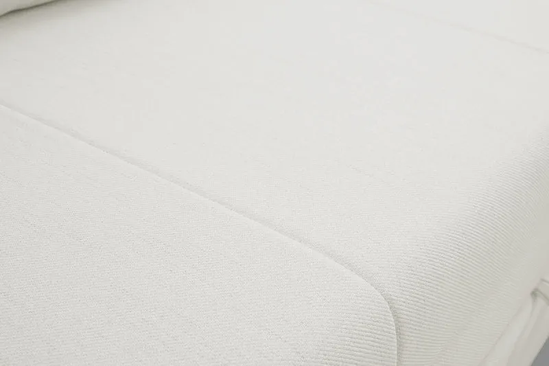 Drei-Sitzer-Schlafsofa Diego in Creme, Geflecht