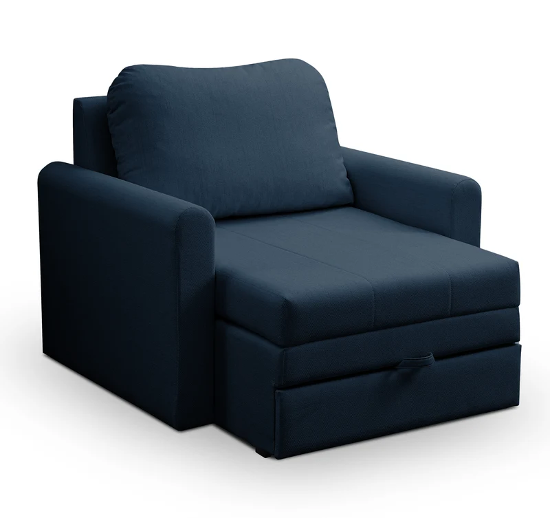 Dejano Klappstuhl in Marineblau, Geflecht