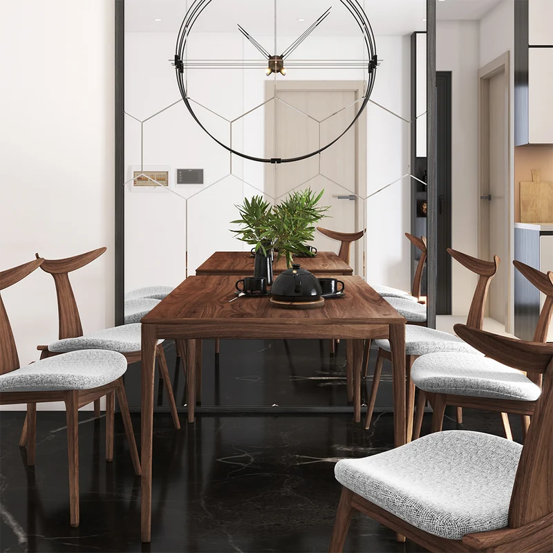 Holzstuhl Henrico Nussbaum Grau