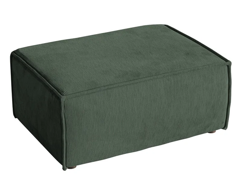 Sitzhocker Copertino 65x90 cm grün Cord