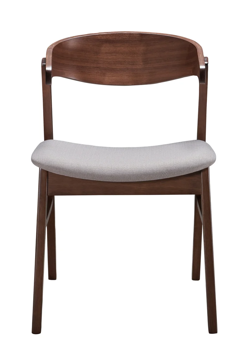 Holzstuhl Panize Nussbaum/Beige