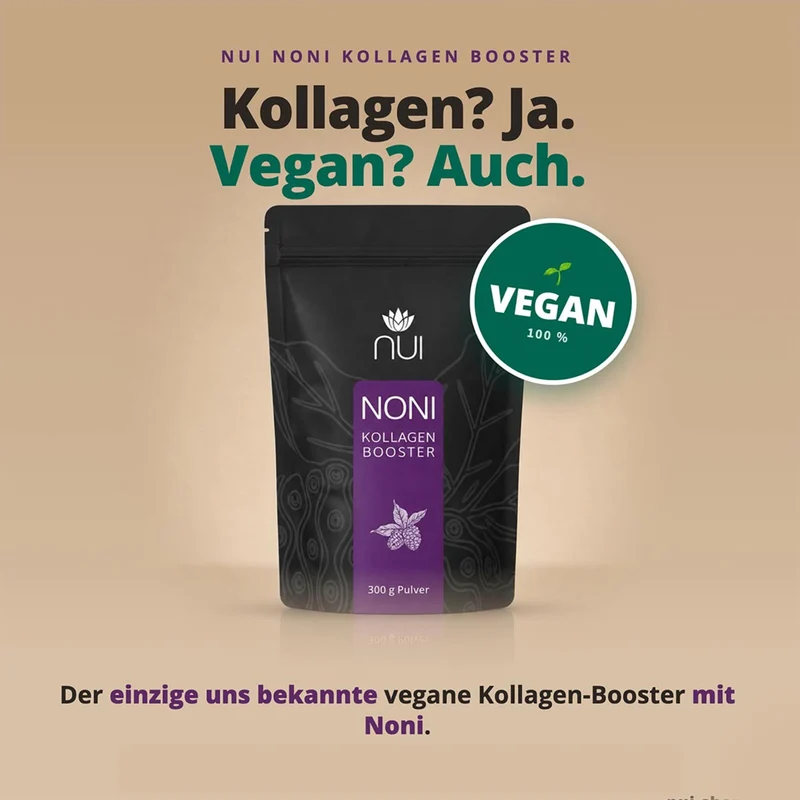 NUI NONI Kollagen Booster Pulver Beutel