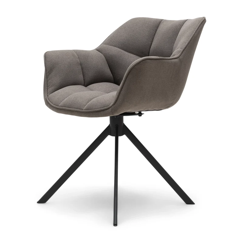 Stuhl Carnaby DAC Turn Leg DarkTaupe