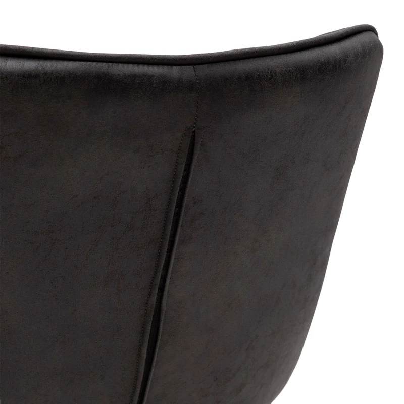 Stuhl Carnaby DAC Turn Leg Pel Espresso
