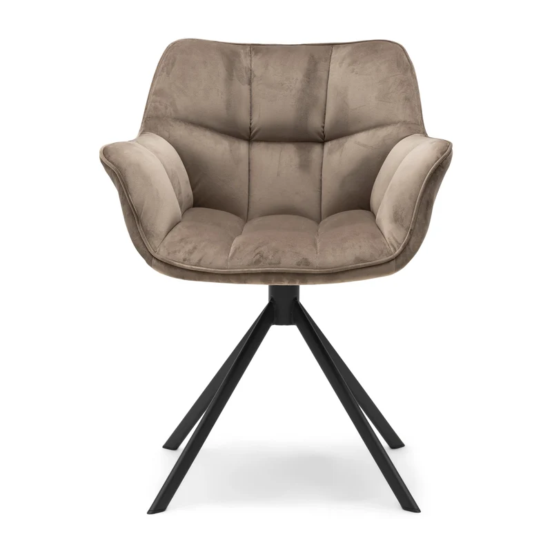 Stuhl Carnaby DAC Turn Leg Vel GlMink