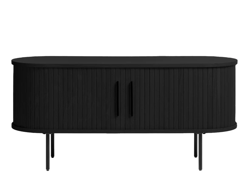 TV-Schrank Gativel 120 cm Eiche Schwarz