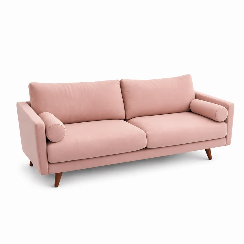 Pinto Sofa - 2,5 Sitzer Stoff Rosé | Outlet