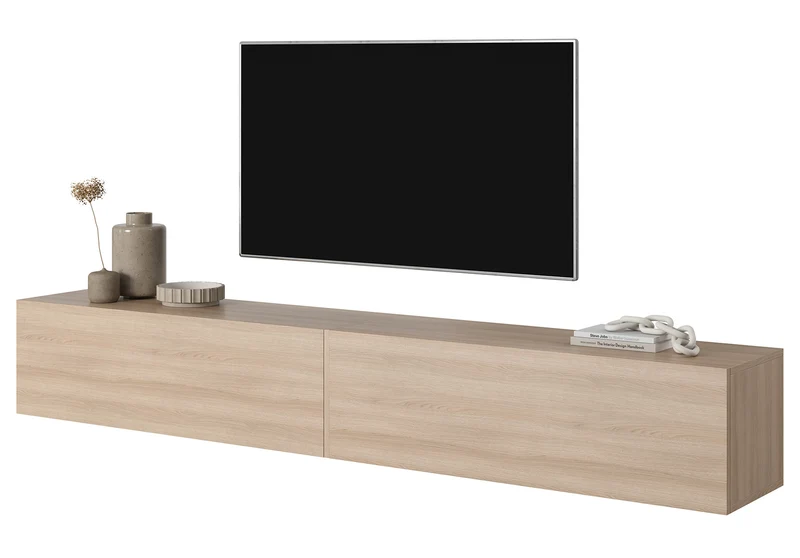 TV-Schrank Bisira 200 cm Lindberg Eiche